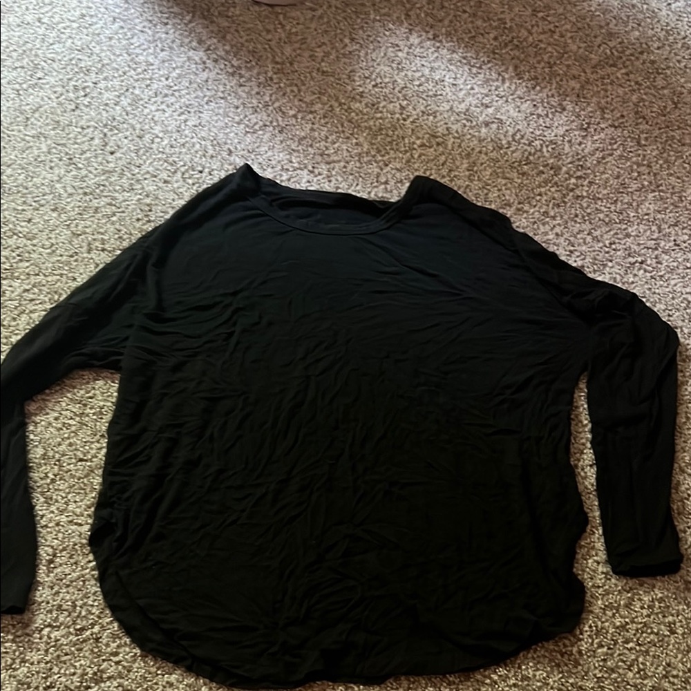 SHEIN Black Relaxed Sweatshirt Hoodie